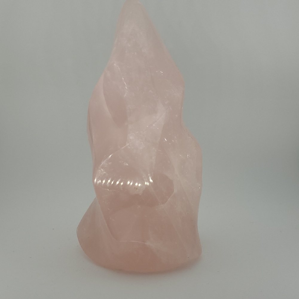 Elegant Pink Crystal Sculpture